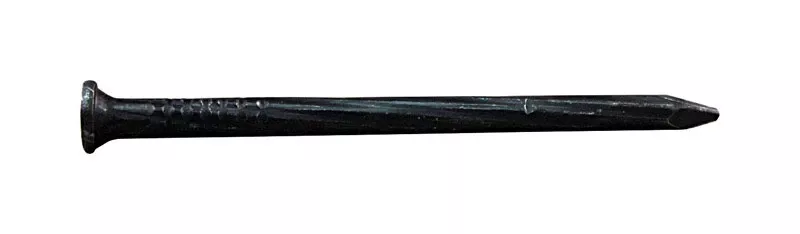 0029138 Concrete Nail, 6d, 2 In L, Steel, Bright, Flat Head, Fluted Shank, 1 Lb