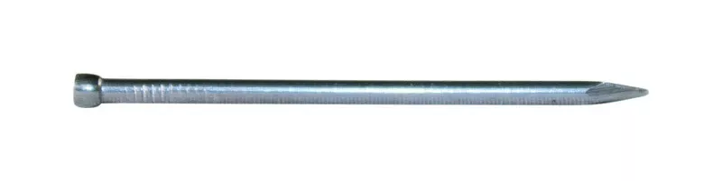 0058198 Finish Nail, 16d, 3-1/2 In L, Carbon Steel, Brite, Cupped Head, Round Shank, 1 Lb