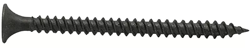 0280108 Screw, #6 Thread, 1-5/8 In L, Fine Thread, Bugle Head, Phillips Drive, Sharp Point, Phosphate, 222/bx
