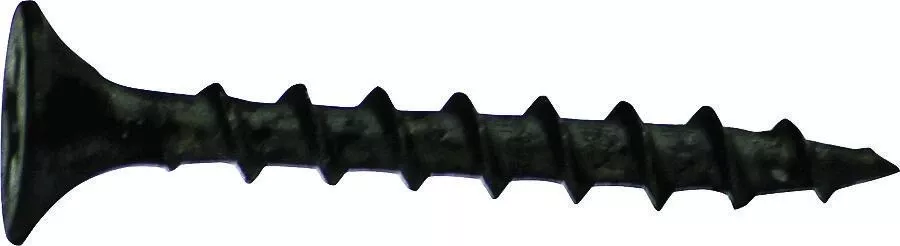 0286058 Screw, #6 Thread, 1 In L, Coarse Thread, Bugle Head, Phillips Drive, Sharp Point, Phosphate, 353/bx