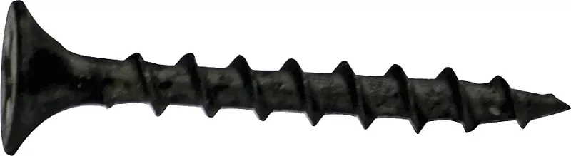 0286079 Screw, #6 Thread, 1-1/4 In L, Coarse Thread, Bugle Head, Phillips Drive, Phosphate, Sharp Point