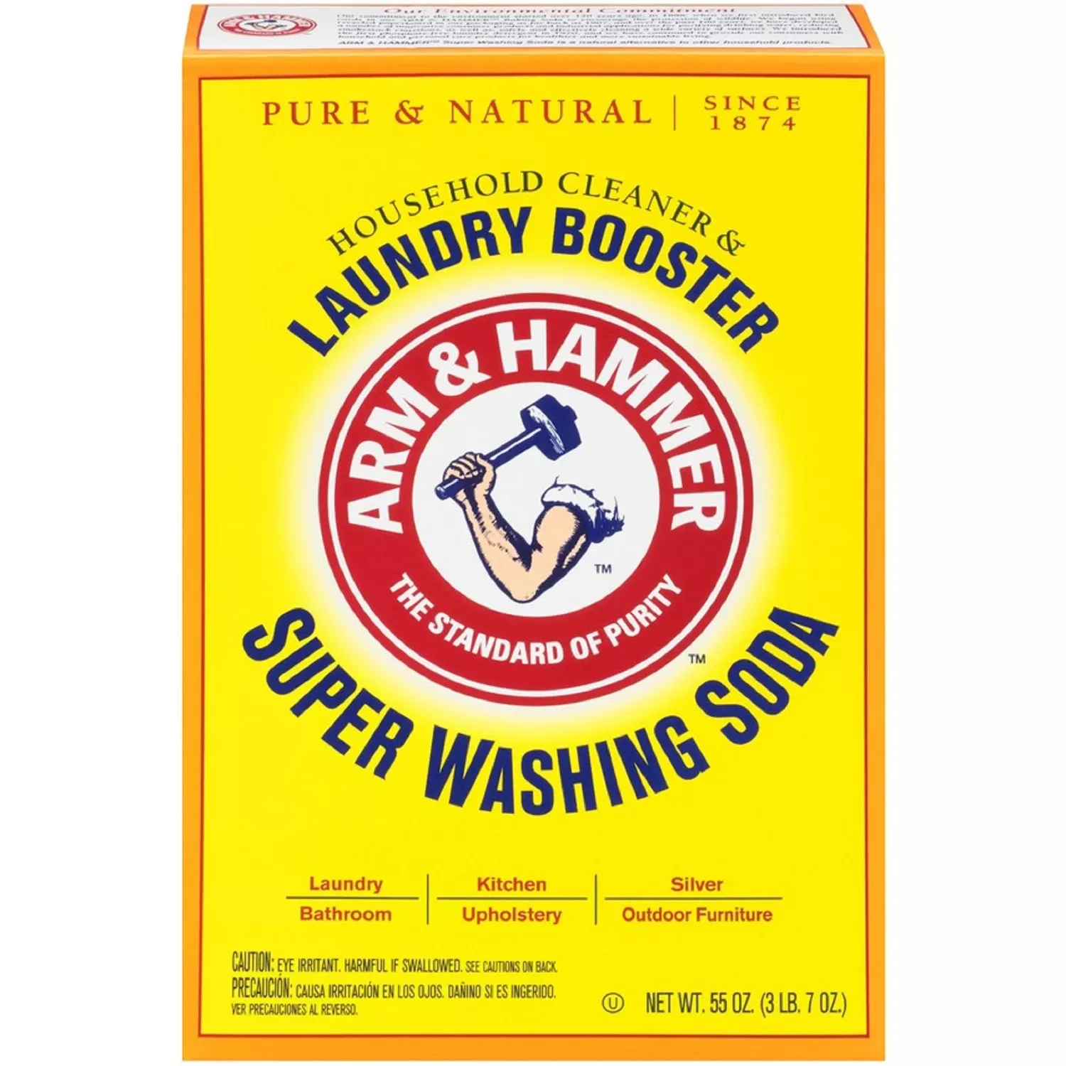 03020 Laundry Detergent, 55 Oz, Box, Powder