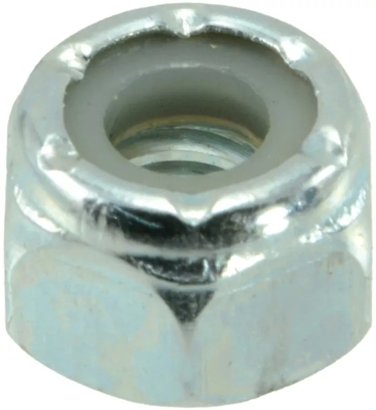 03649 Nylon Hex Locknut Zinc Plated 1/4-20