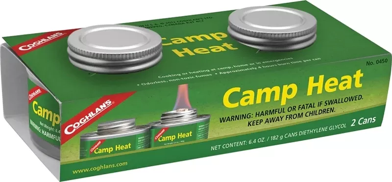 0450 Camp Heat, 6.4 Oz, Can, 4 Hr Burn Time