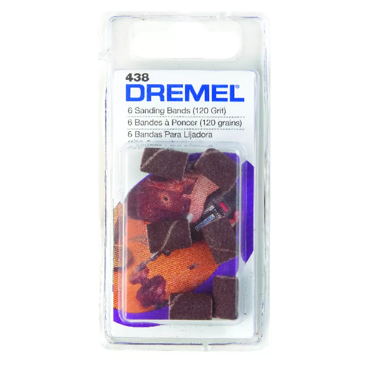 1/4 In. 120-grit Sanding Band, 6-pk.