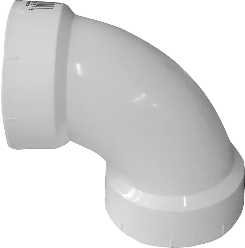 2 Inch Pvc 90 Degree Sanitary Dwv Elbow Pipe Fitting