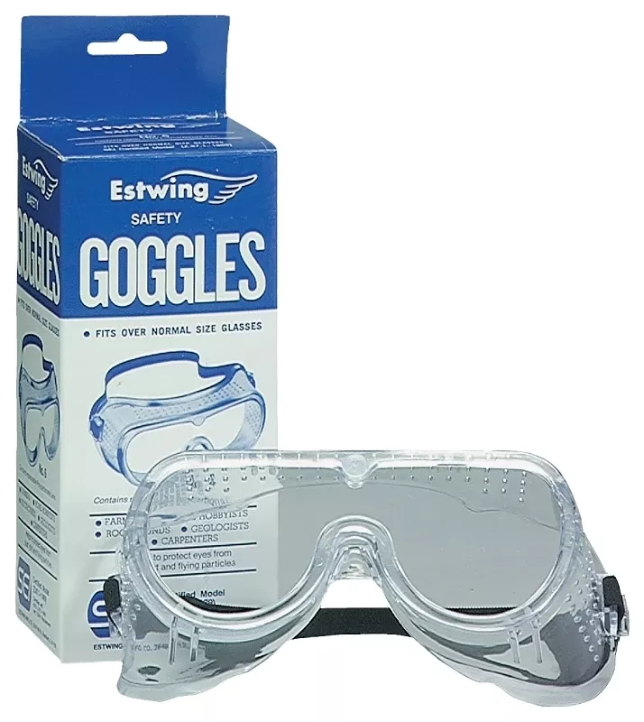 #6 Safety Goggles With Ventilated Vinyl Frame And Adjustable Straps