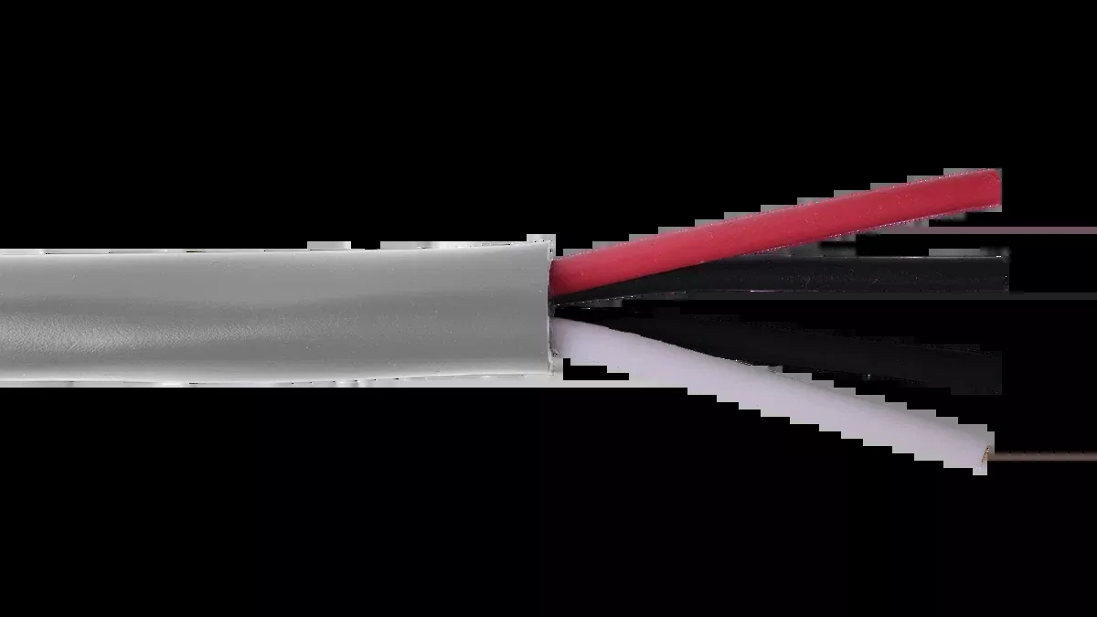 Alpha Wire 1132C 18 AWG 2 Pair Unshielded PVC Insulation 300V Communication and Control Cable
