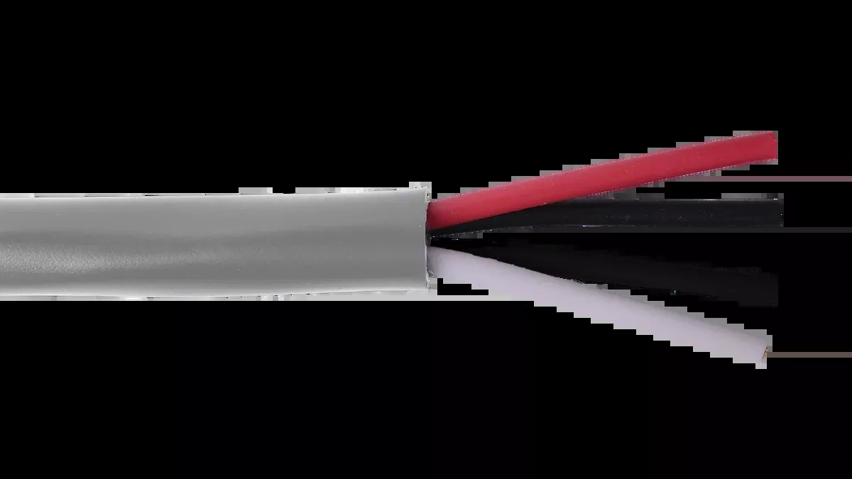 Alpha Wire 1134C 18 AWG 4 Pair Unshielded PVC Insulation 300V Communication and Control Cable