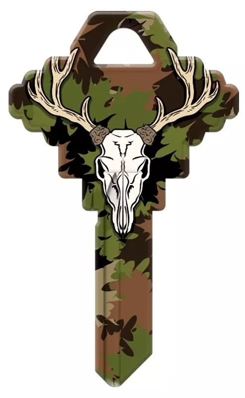 Deer House Key Blank Sc1-deer For Schlage Locks - Single Sided Design