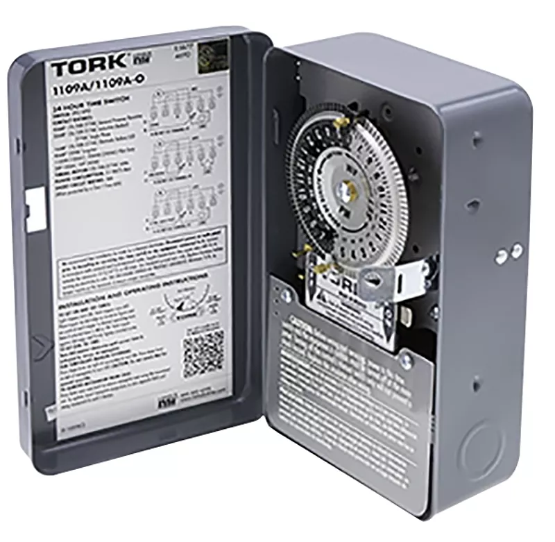 Tork 1100 Series 1109A Timer Switch 40 A 24 hr Time Setting