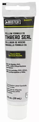 Yellow Formula 55 Thread Seal, 1-oz.