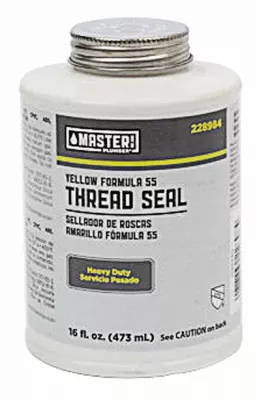 Yellow Formula 55 Thread Seal, 16-oz.