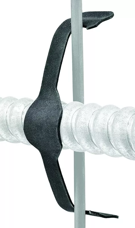 Zck535-10 Cable Hanger Clip, Steel, Black, Zinc Phosphate