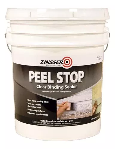 Zinsser 60000 Peel Stop Clear Binding Sealer & Primer, 5 Gallon, Clear