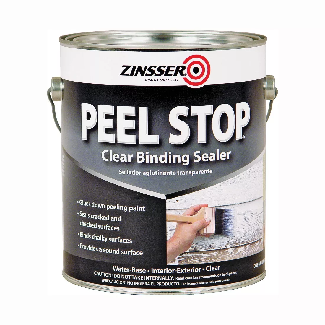 Zinsser 60001 Primer, 300 to 400 sq-ft/gal Coverage Area, White, 1 gal